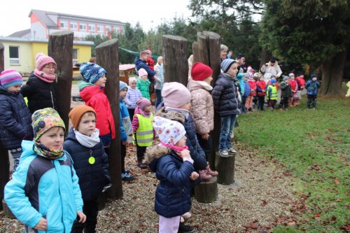 Příjezd svatého Martina na zahradu mateřské školy 16  