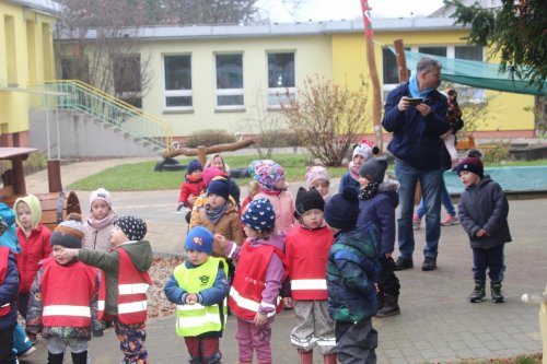 Příjezd svatého Martina na zahradu mateřské školy 10  