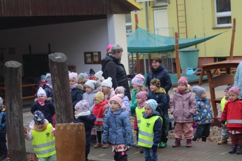 Příjezd svatého Martina na zahradu mateřské školy 5  