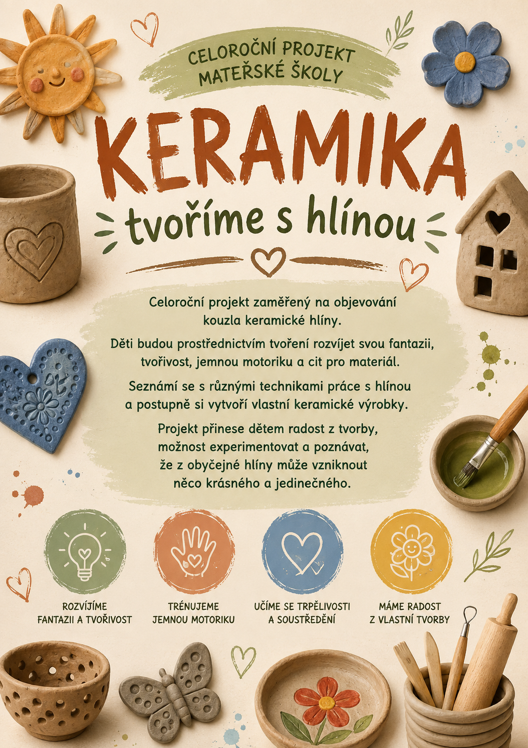 Keramika – tvoříme s hlínou
