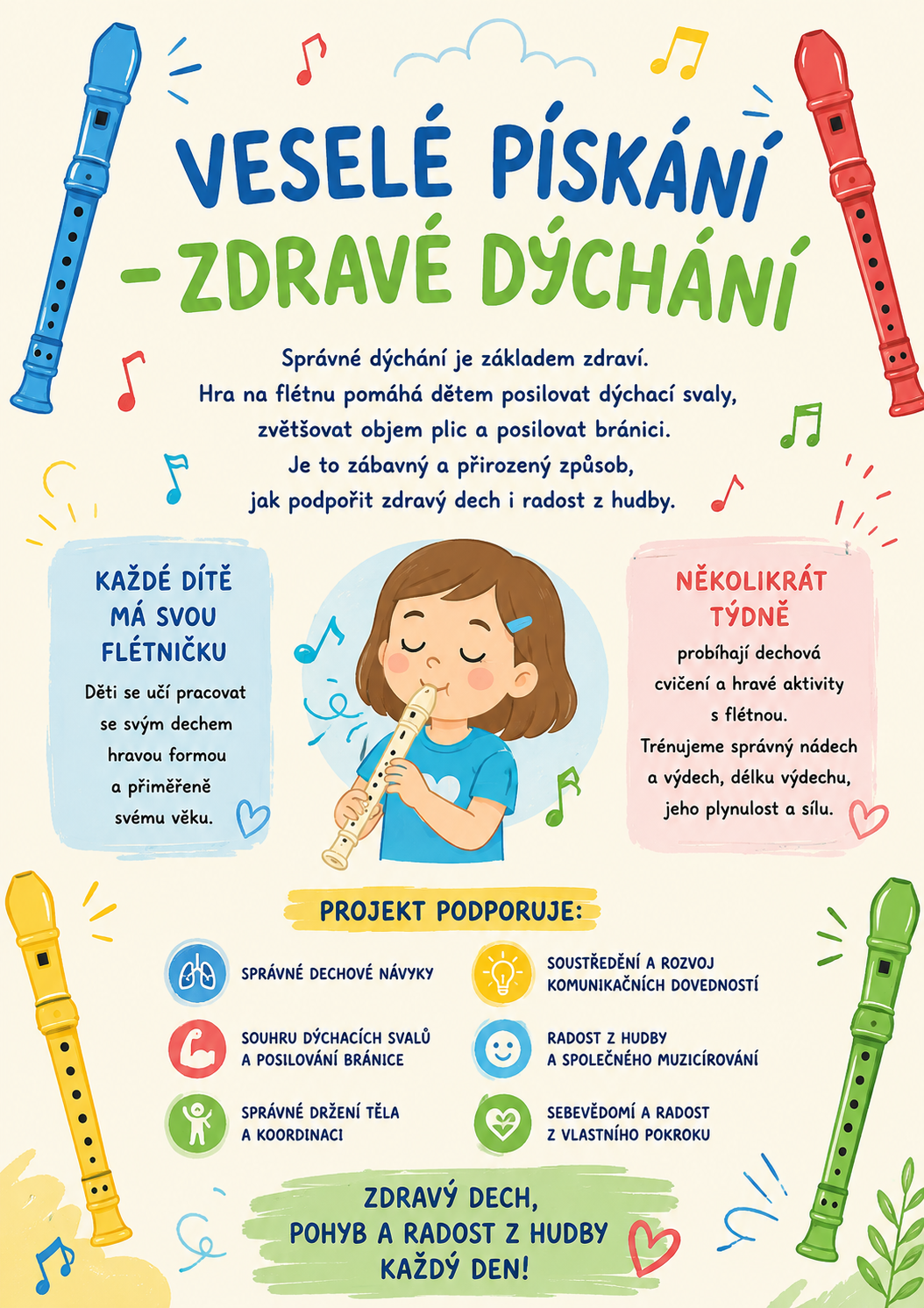 Veselé pískání – zdravé dýchání